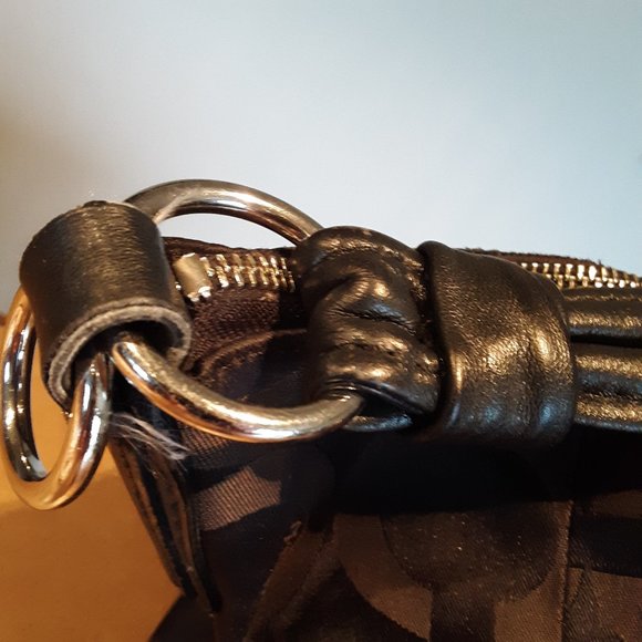 Coach Kristin Op Art Sateen Large Hobo bag - Picture 6 of 9